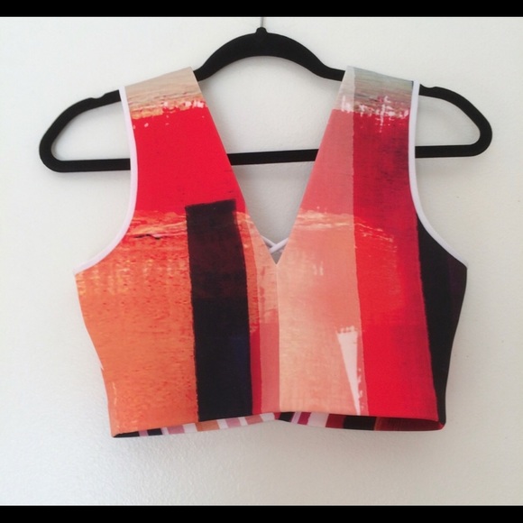 Clover Canyon Striped Crop Top - Picture 3 of 8